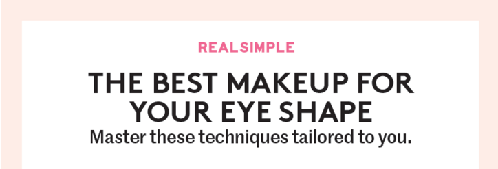 Here's the Best Eye Makeup for Your Eye Shape